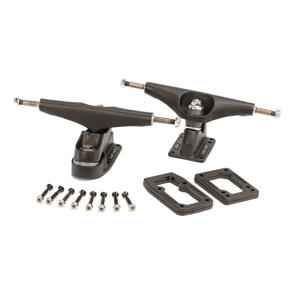 Carver C7 Hollow 6.5" Surfskate Truck Set - Coal Satin - Image 2