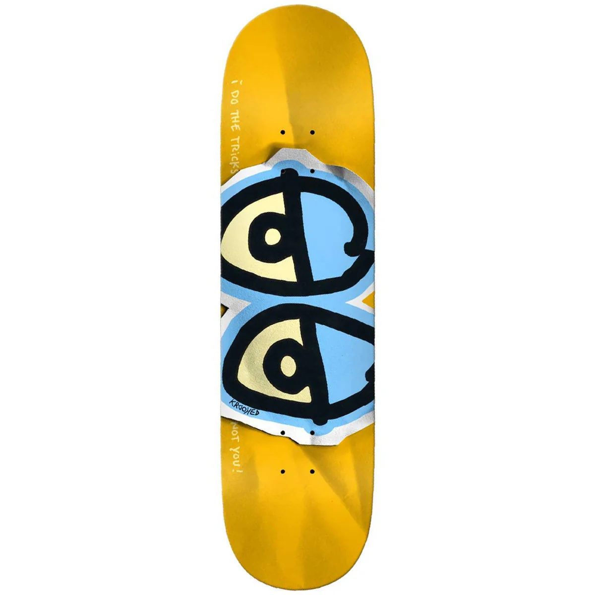 Krooked DBX Eyes Skateboard Deck 8.38" - Image 2
