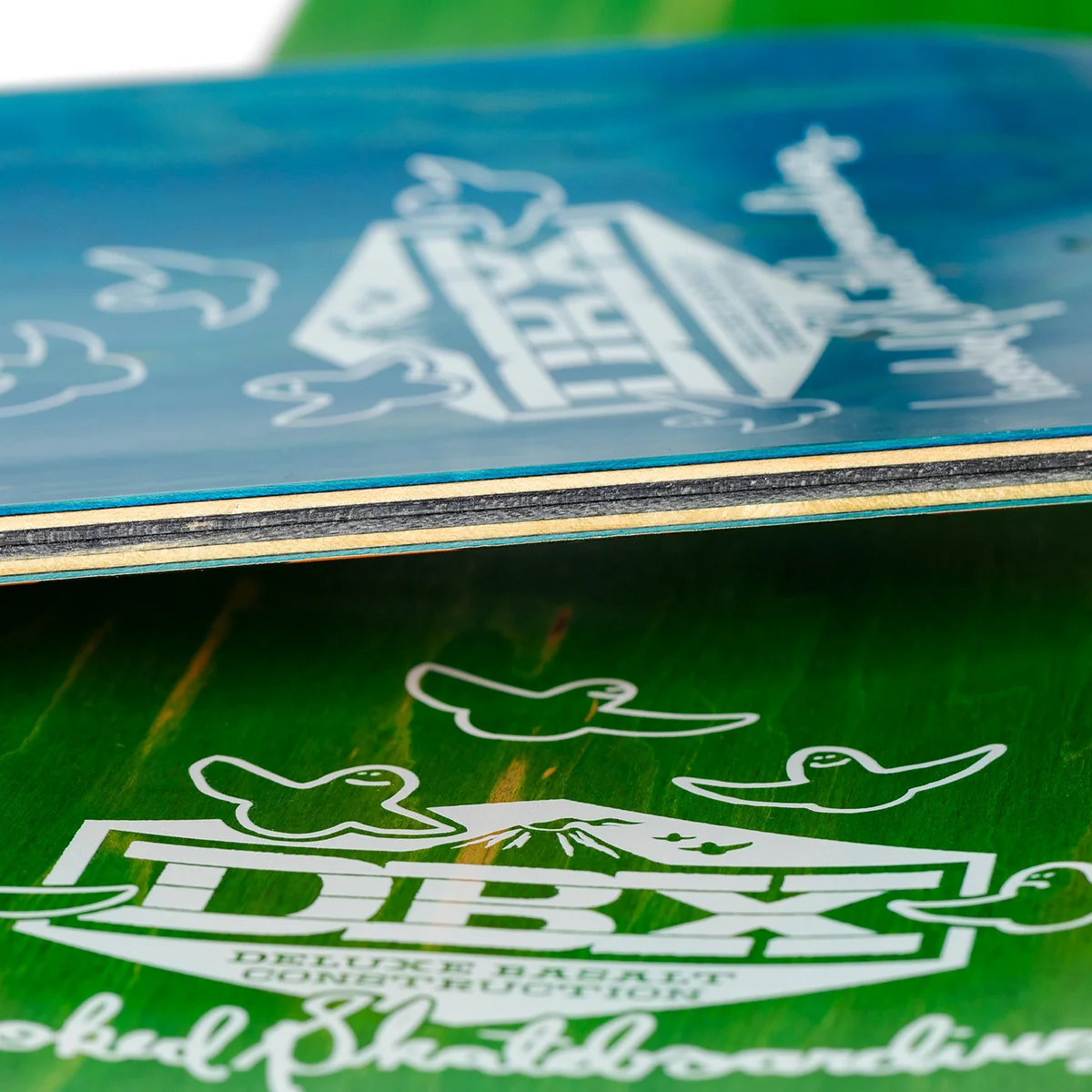 Krooked DBX Eyes Skateboard Deck 8.38" - Image 4