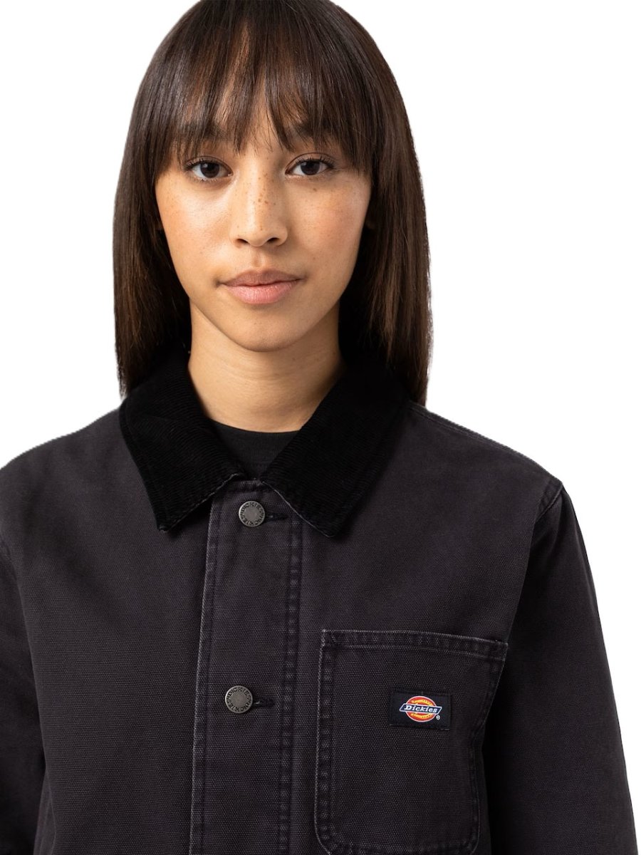 Casaco Dickies Duck Canvas Chore Lined Women Black - Image 3