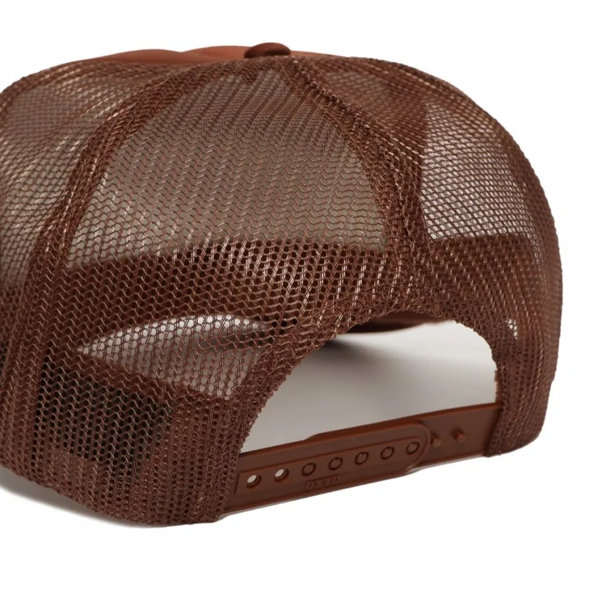 Boné Thrasher x Anti-Hero Pigeon Mag Trucker - Brown - Image 4