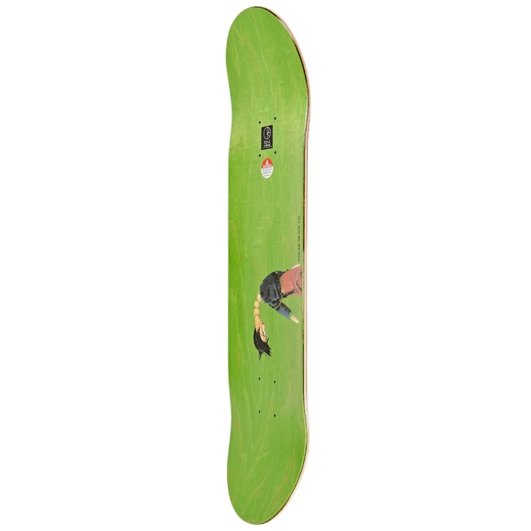 Polar Roman Gonzalez Lorca Light Blue Skateboard Deck 8.125" - Image 4