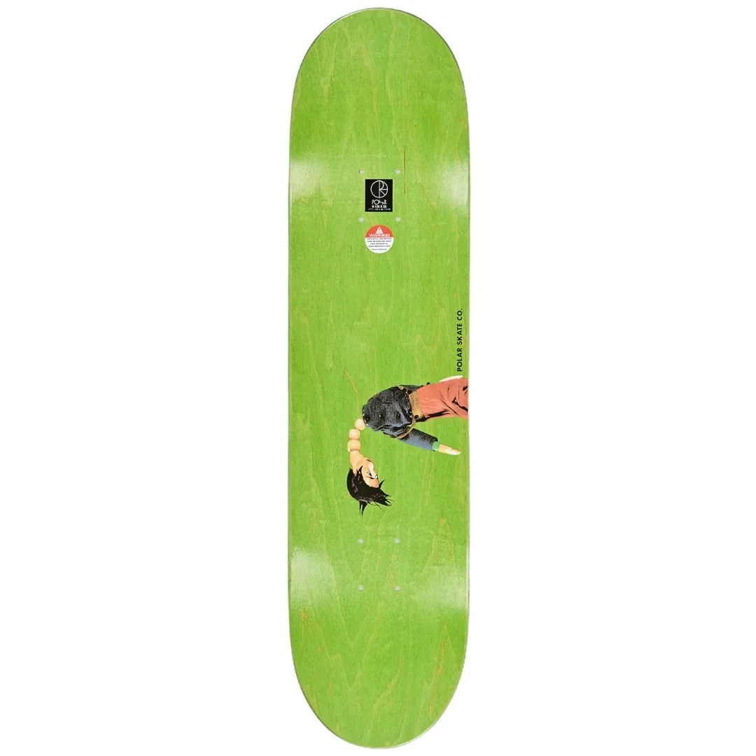 Polar Roman Gonzalez Lorca Light Blue Skateboard Deck 8.125" - Image 3