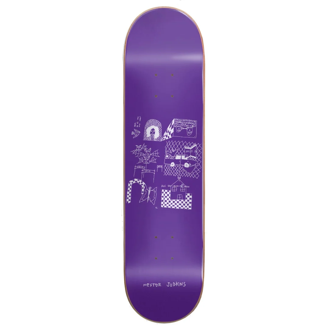Enjoi Nestor Judkins Skart 2 R7 Skateboard Deck 7.75" - Image 2