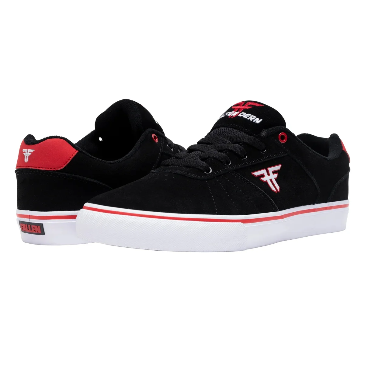 Ténis Fallen The Daytona Dalton Dern - Black/Red/White - Image 2
