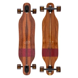 Arbor Flagship Axis Brown/Red Performance Complete Longboard 37"
