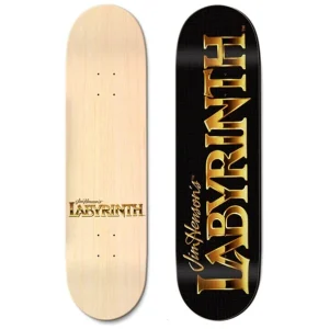 Madrid X Labyrinth Logo 3D Skateboard Deck 8,0"