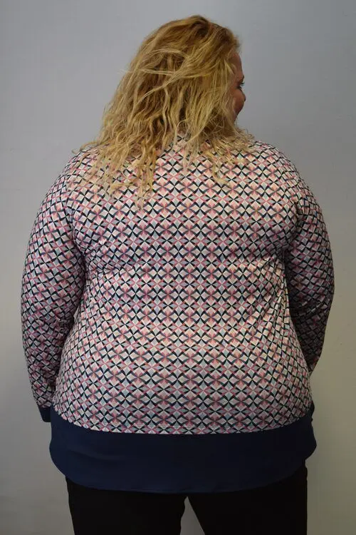 Camisola estampada senhora Tamanhos Grandes - Image 3