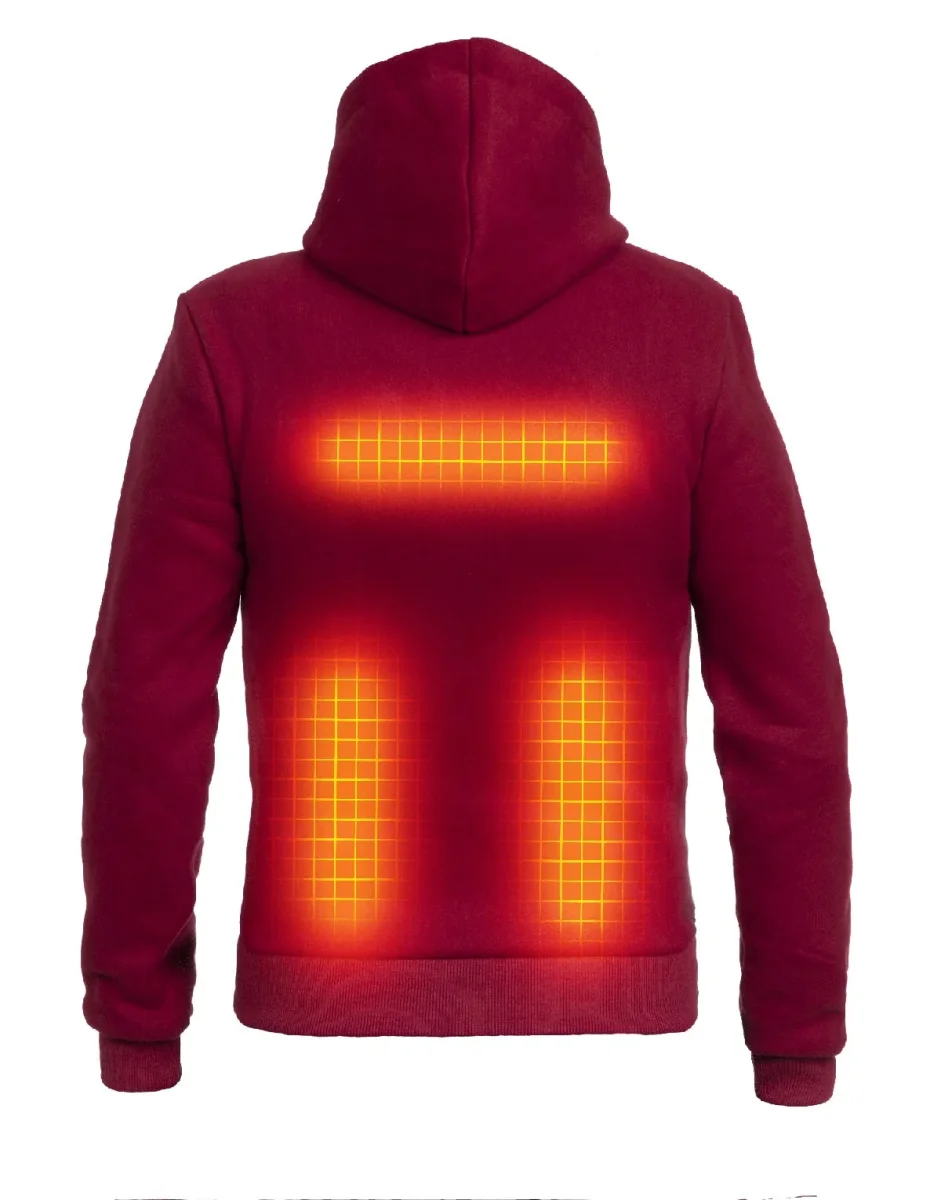 Hoodie com aquecimento PRO | Senhora - Borgonha - Image 5