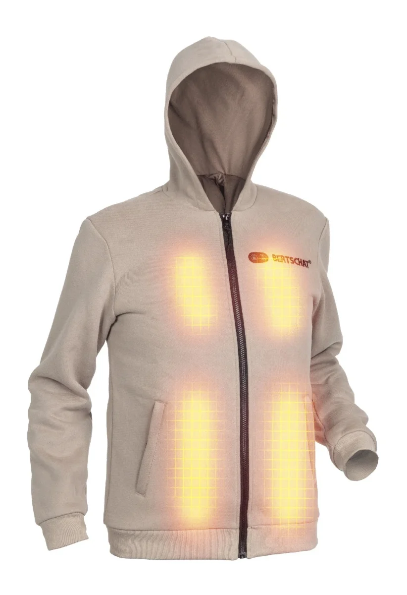 Hoodie com aquecimento - Homem | Dual Heating - Bege - Image 3