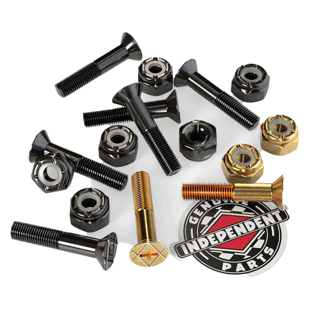 Parafusos Indy Precision Bolts Black/Gold Phillips 1" - Image 3