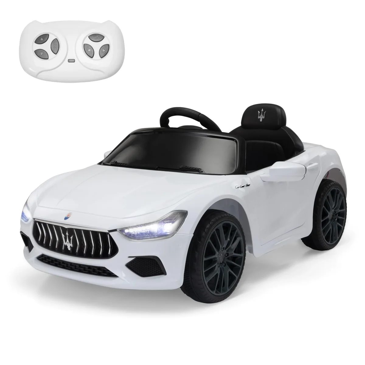 Carro Elétrico para Crianças Maserati Ghibli 12V – Controlo Remoto, Luzes e Música - Image 3