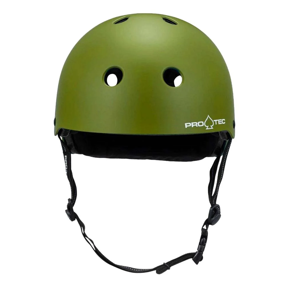 Pro-Tec Low Pro Army / Green Matte Helmet - Image 4