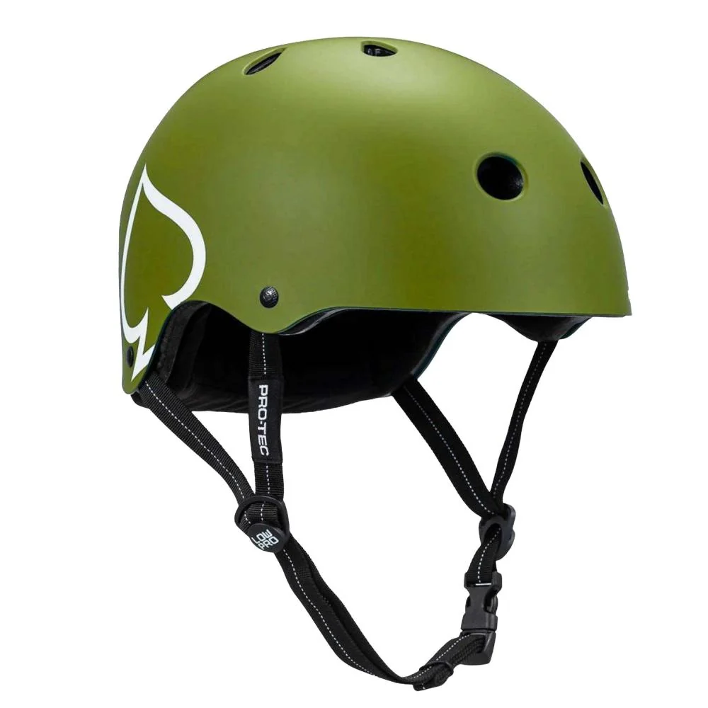 Pro-Tec Low Pro Army / Green Matte Helmet - Image 3