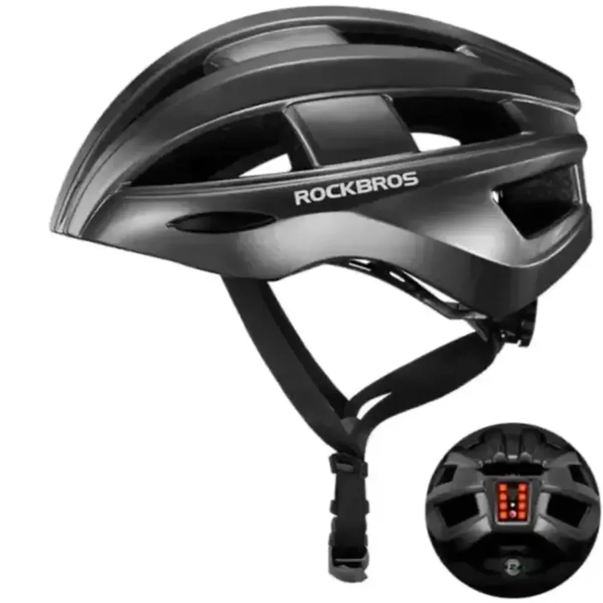 Capacete ROCKBROS – Capacete para Bicicleta e Scooter Certificado CE com Luz LED - Image 2