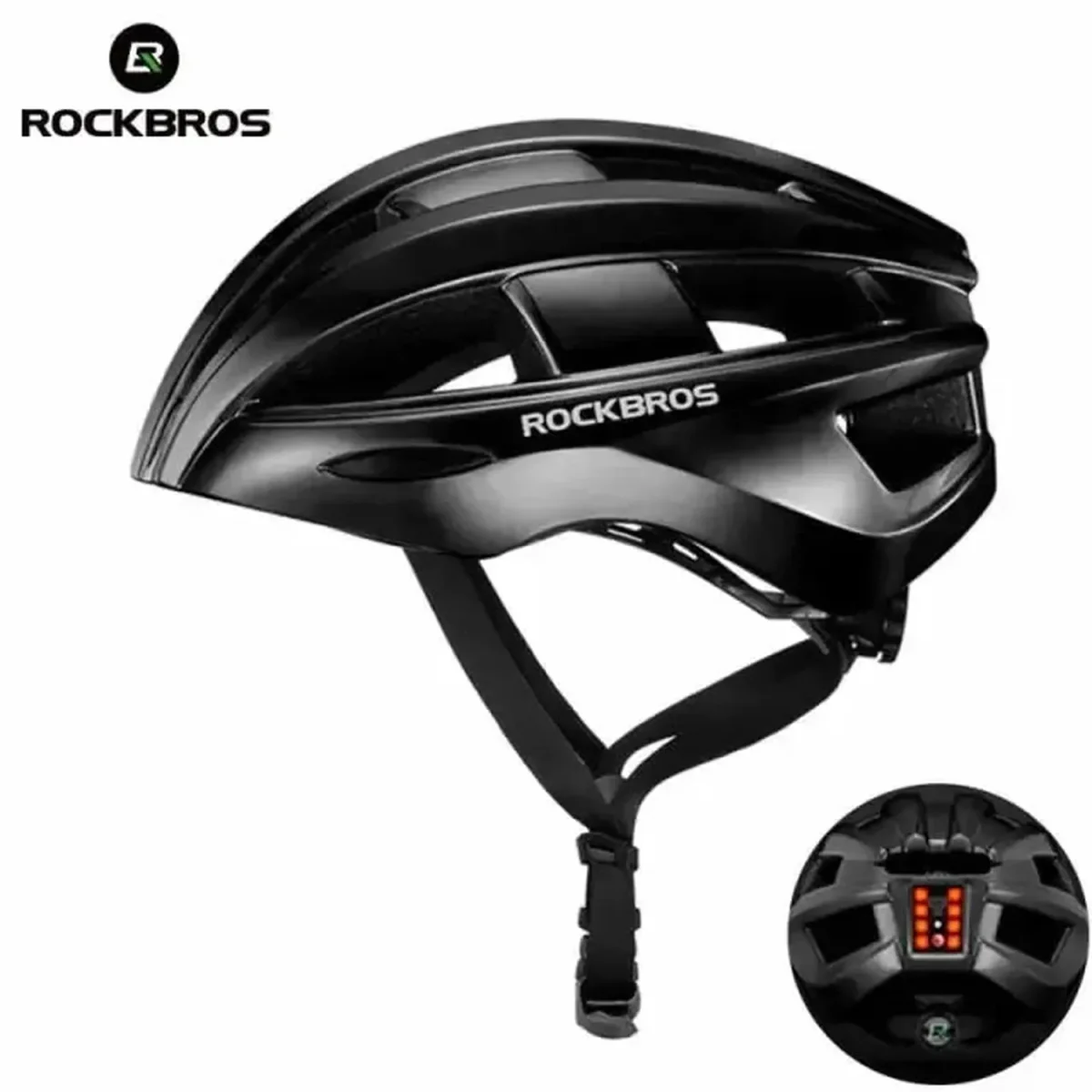 Capacete ROCKBROS – Capacete para Bicicleta e Scooter Certificado CE com Luz LED - Image 8