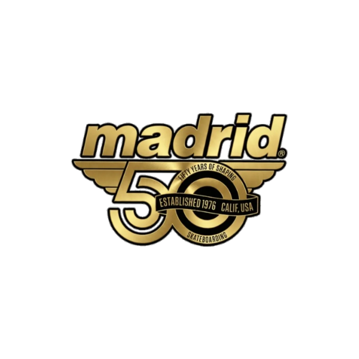 Madrid Mike Smith SHOF OG Duck Gold Old School Skateboard Deck 10.675" - Image 3