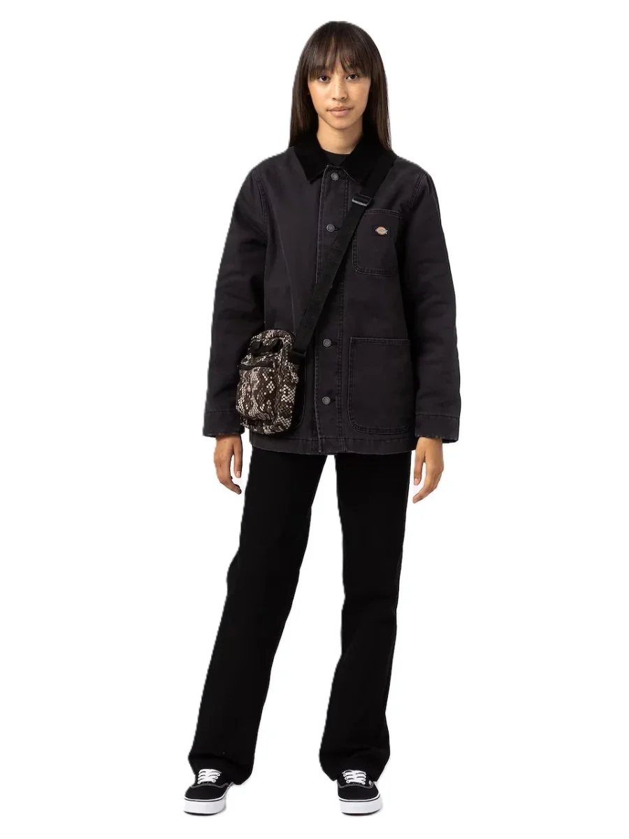 Casaco Dickies Duck Canvas Chore Lined Women Black - Image 5
