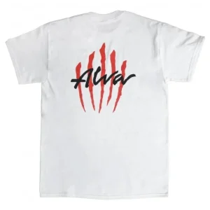 T-Shirt Alva Scratch Logo Branco