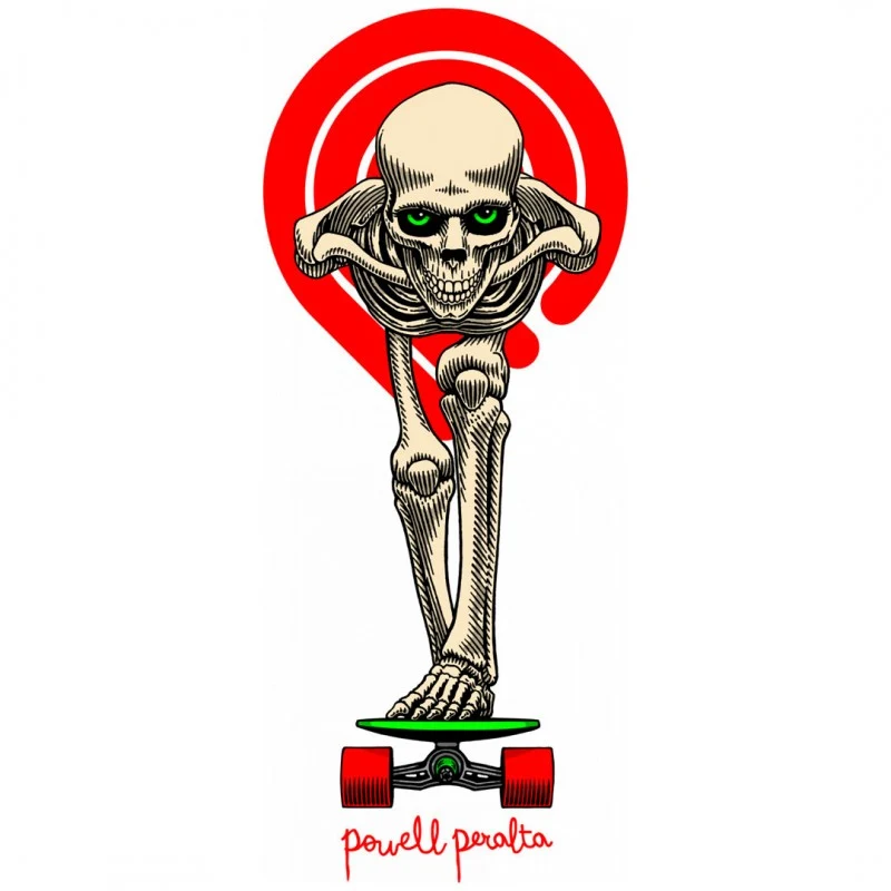 Autocolantes Powell Peralta Tucking Skeleton 3.65" - Image 2