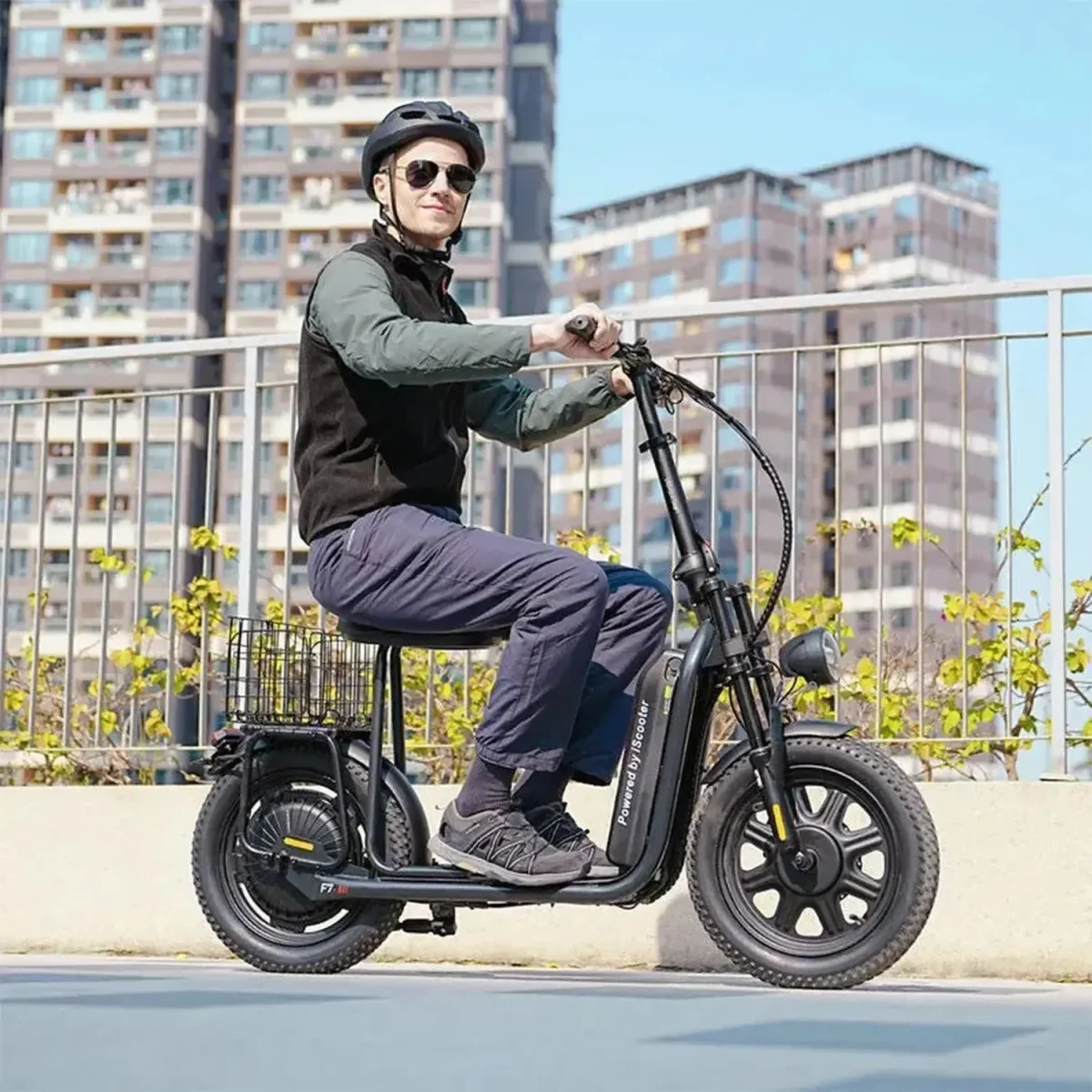 Scooter Elétrico ISCOOTER F7 com Assento - Image 5