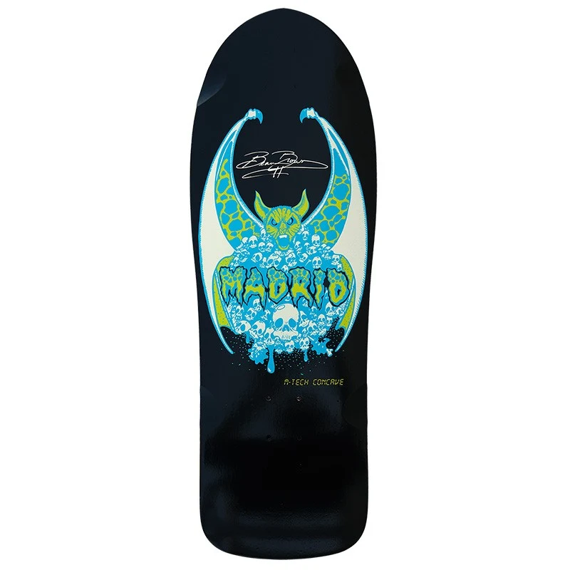 Madrid Beau Brown Glow in the Dark Series Skateboard Deck 10,25" - Image 2