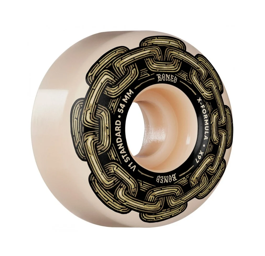 Rodas Bones Gold Chain X-Formula™ (XF) V1 Standard 54mm 97A - Image 2