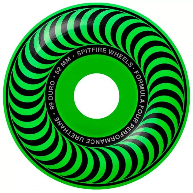 Rodas Spitfire Formula Four Classic Neon Green 52mm 99Du