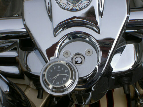 Harley Davidson Road King Clock