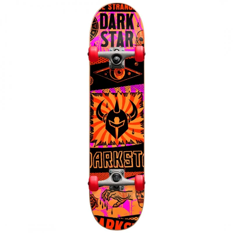 Darkstar Collapse Orange Complete Skateboard 7.875" - Image 2