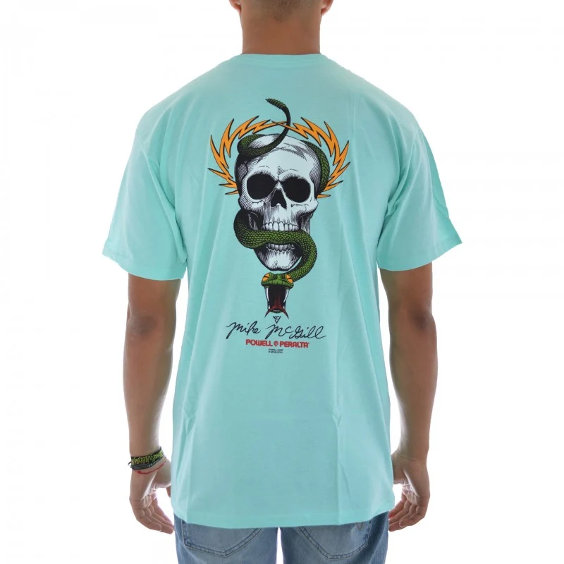 T-Shirt Powell Peralta Mike McGill Skull & Snake Celadon - Image 2