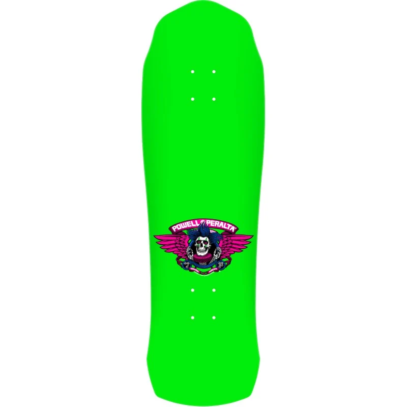 Powell Peralta Flight® Chris Hiett Skull Green Skateboard Deck 9.5" - Image 3
