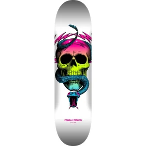 Powell Peralta McGill Skull & Snake Lime Fade/White Skateboard Deck 8.5"