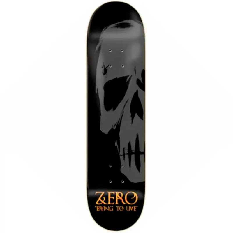 Zero Dying To Live Skull R7 Skateboard Deck 8.5" - Image 2