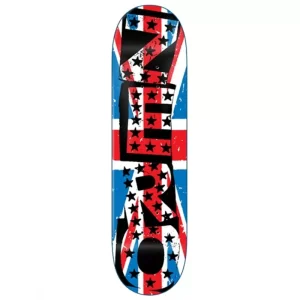 Zero Punk Flag Rising in the UK Skateboard Deck 8.25"