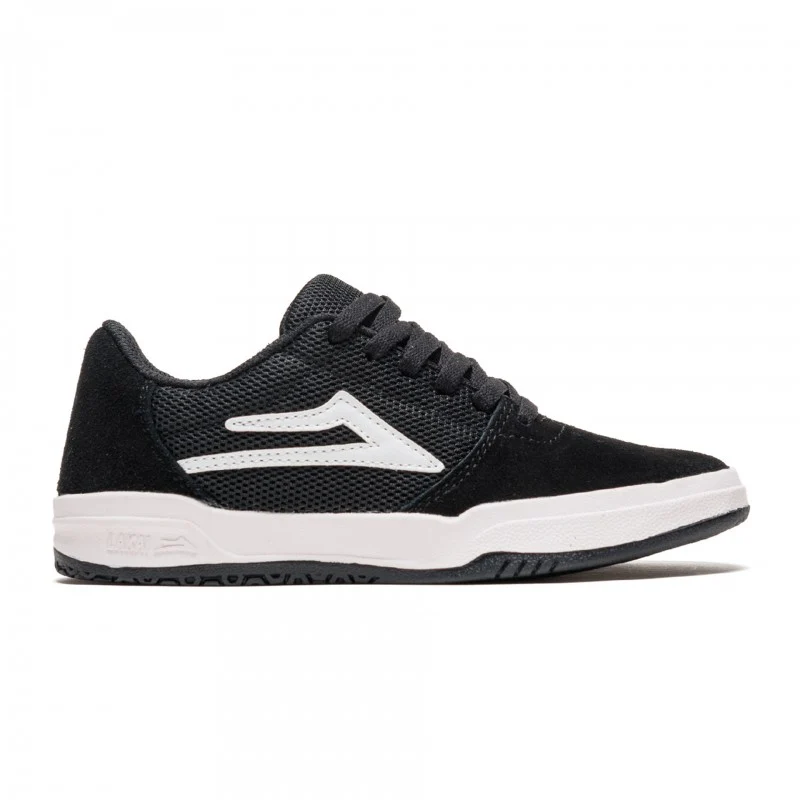 Ténis Lakai Brighton Suede Kids Preto/Branco - Image 3