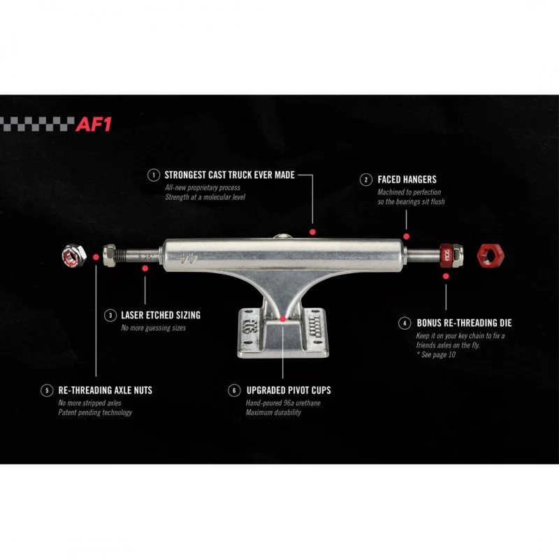 Trucks Ace AF1 55 Rose Gold 8.5" - Image 6