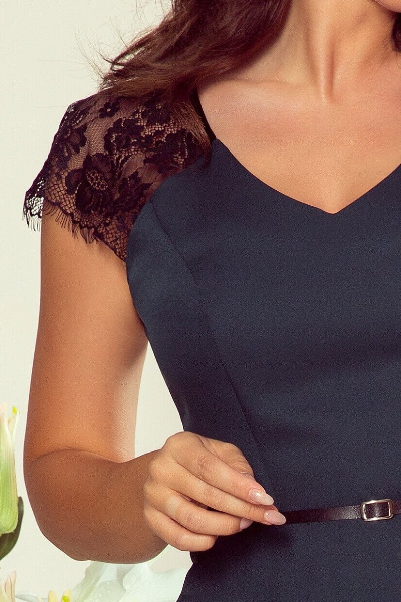 Vestido de cerimónia médio verde Silvia - Image 4
