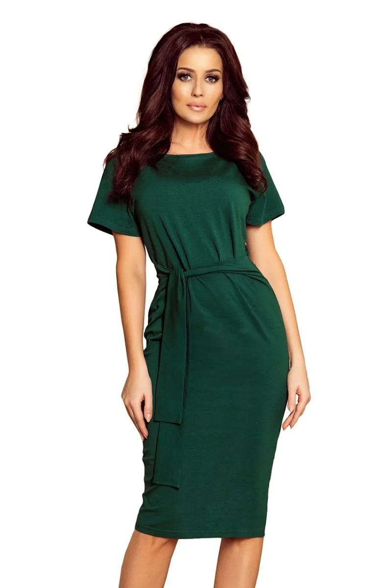 Vestido médio verde Verya